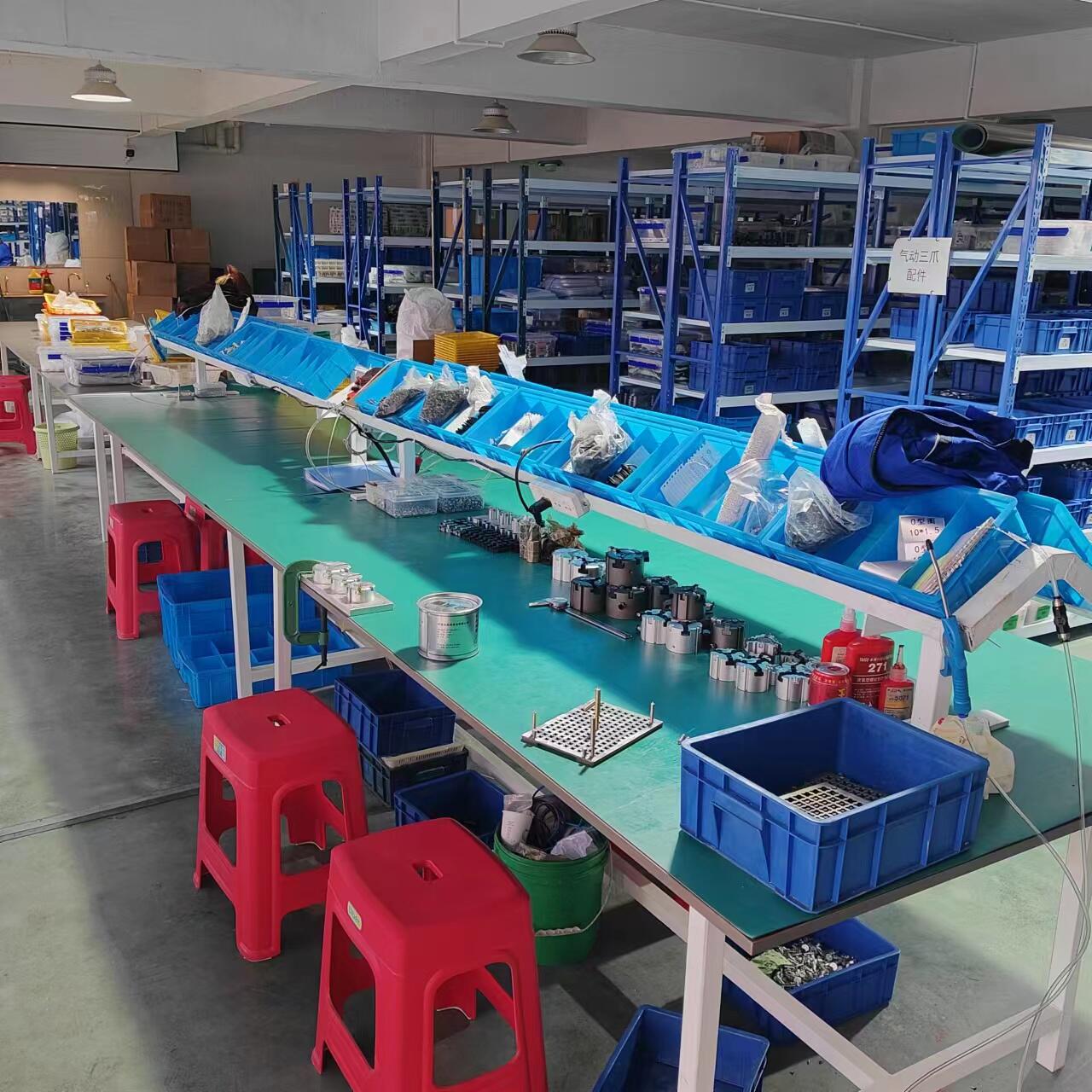 Organized component assembly and preparation workstations